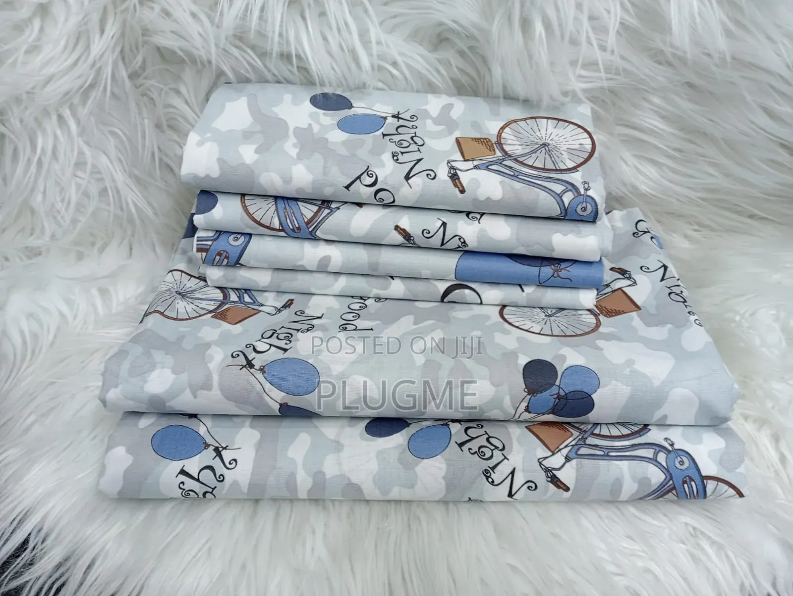6in1 100%Cotton Cartoon Themed Bedsheets Sets