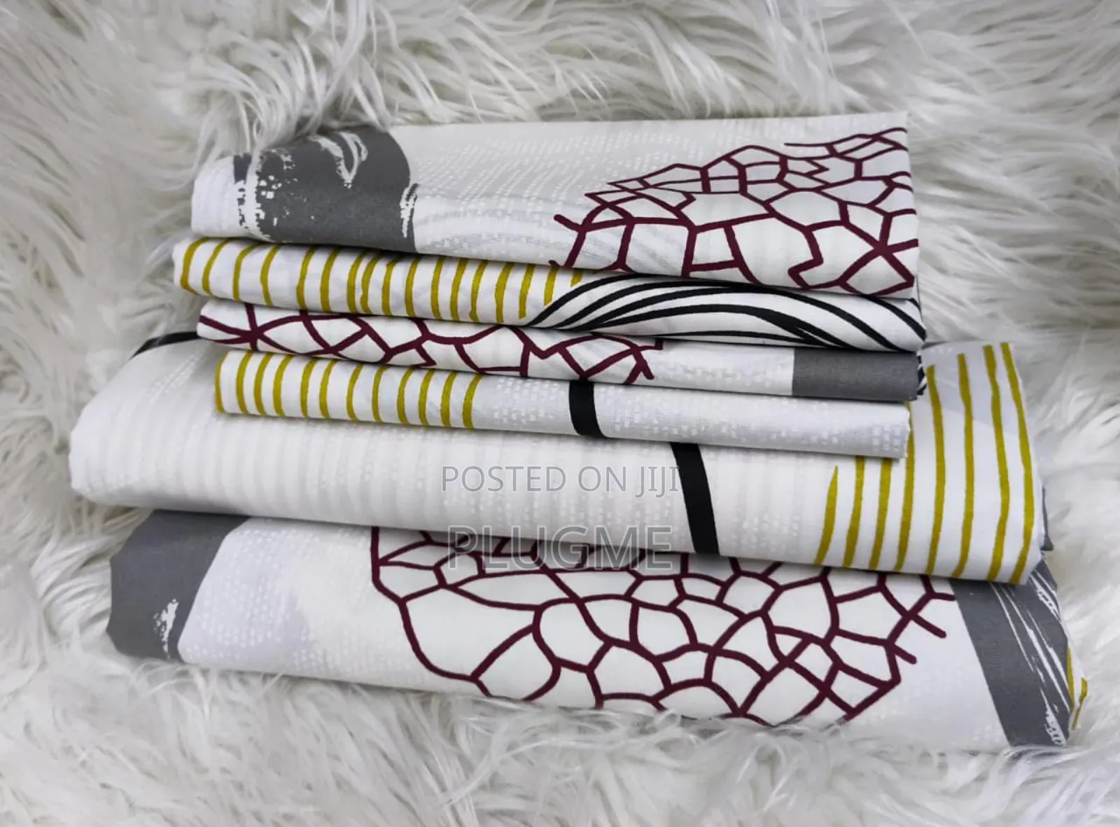 6in1 100%Cotton Floral Bedsheets Sets