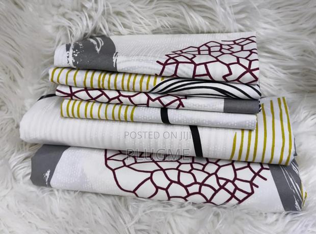 6in1 100%Cotton Floral Bedsheets Sets - thumbnail 7