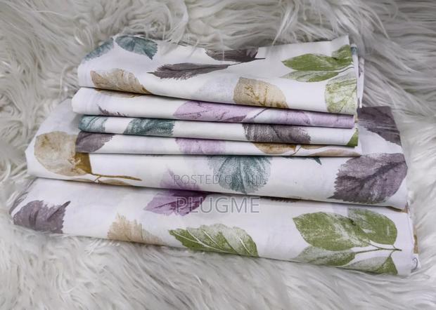 6in1 100%Cotton Floral Bedsheets Sets - thumbnail 9