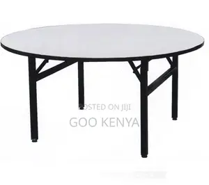Home Table; Multi-Purpose Round Folding Table Stackable Chairs