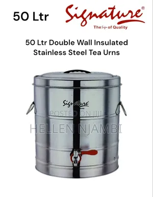 Signature 50ltr Double Wall Insulated Stainless Steel Tea Urn