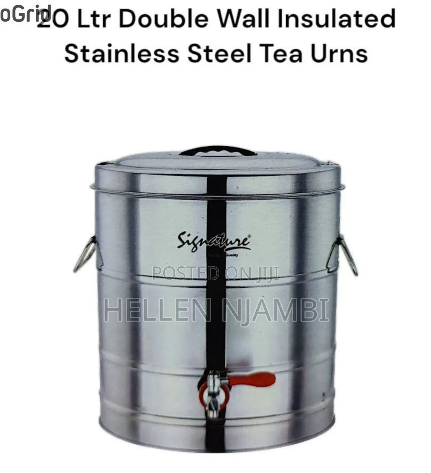 Signature 20litres Stainless Steel Tea Urn
