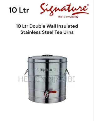10 LTR Double Wall Insulated Stainless Steel Tea Urn