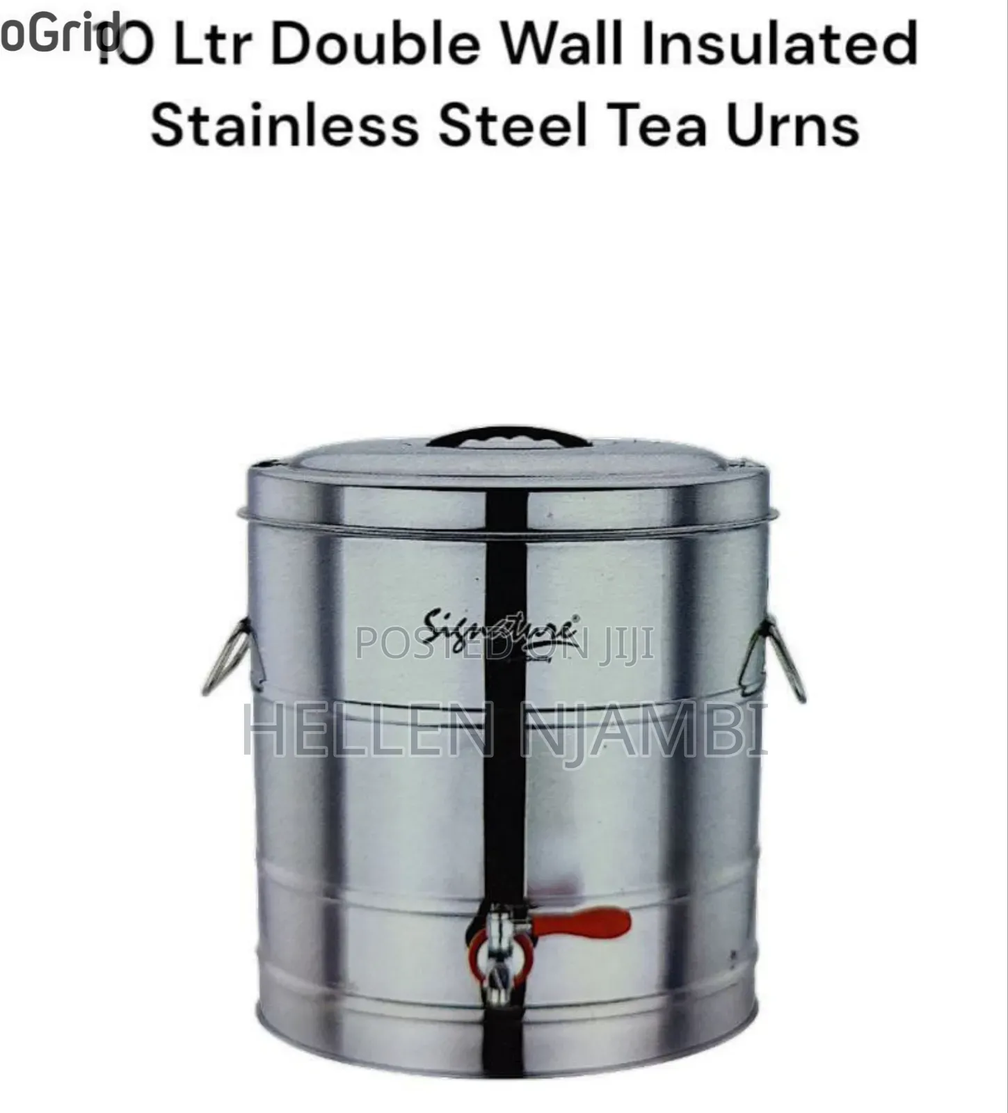 Signature 10litres Stainless Steel Tea Urn