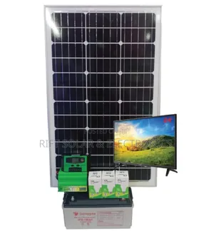 200w Solar Panel+ + 120ah Gel Battery + 24" Digital Tv +300w Inverter