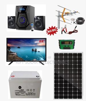 200w Solar Panel + 120ah Battery + 22" Digital Tv + 2.1 Woofer Sound - main view