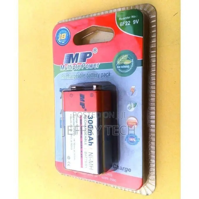 9v Rechargeable Battery