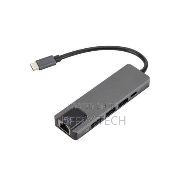 Usb C Hub 5 in 1 Laptop Docking Station Usb 3.0 Ports