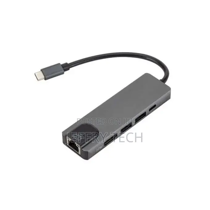Usb C Hub 5 in 1 Laptop Docking Station Usb 3.0 Ports
