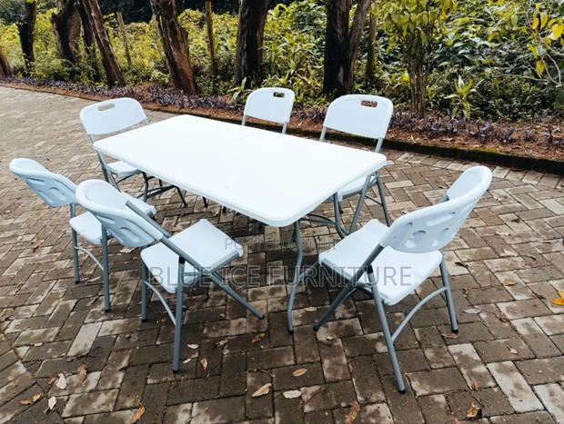 6 Seater Foldable Dining Table - main view