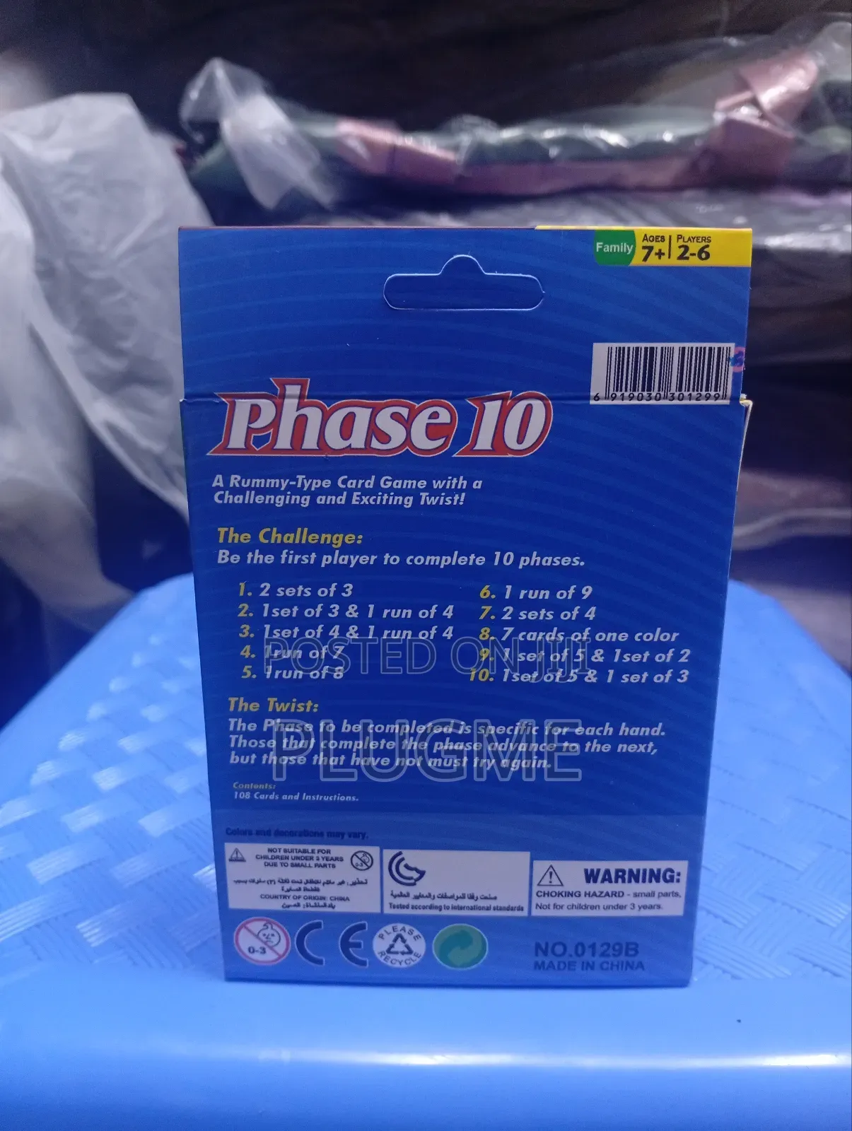Uno Phase 10 Card Game