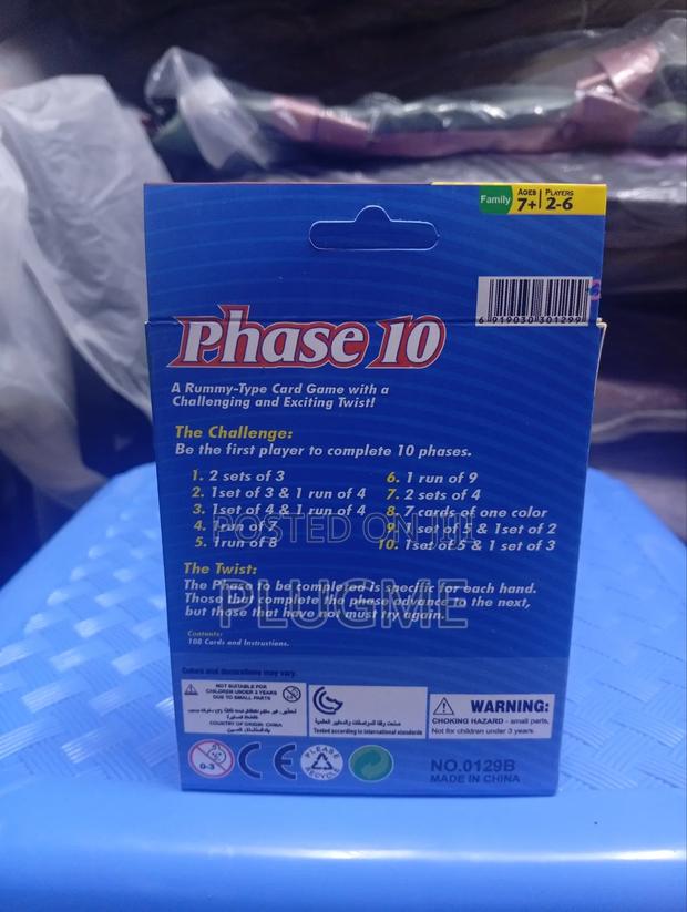 Uno Phase 10 Card Game - thumbnail 2