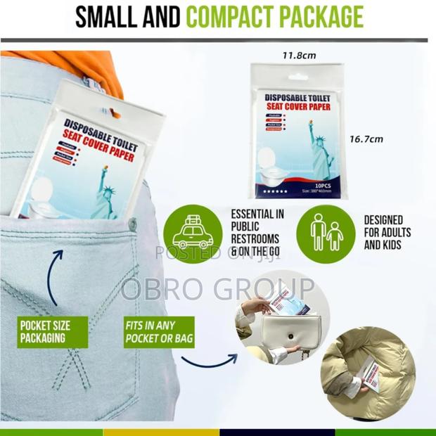 Disposable Toilet Seat Covers 10s - thumbnail 4