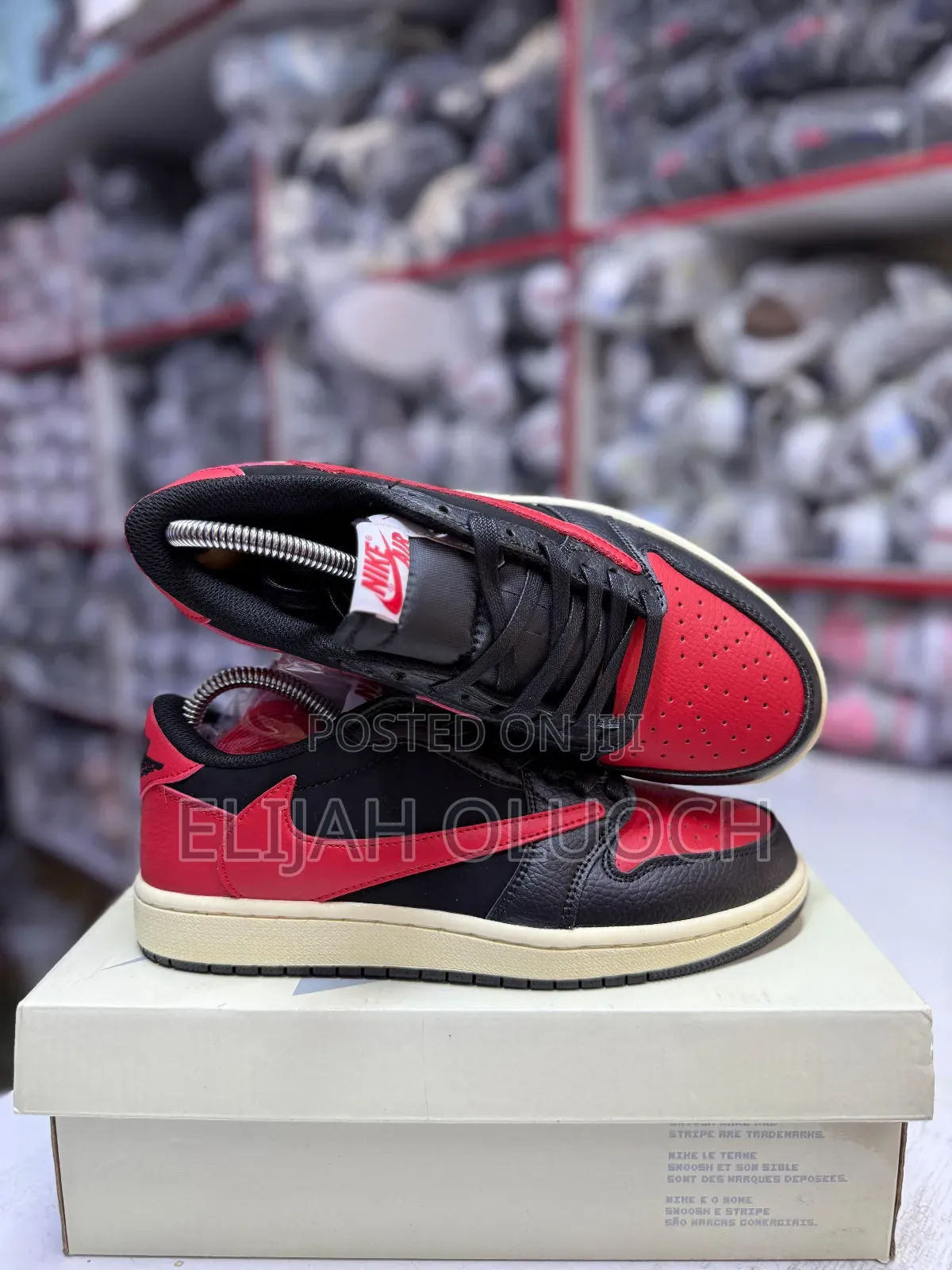 Travis Scott ×J1 Red Black  Sizes38,39,40,41,42,43,44,45