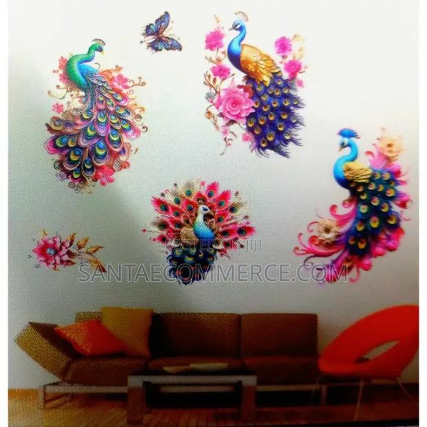 Peacock 3d Home Decor Sticker