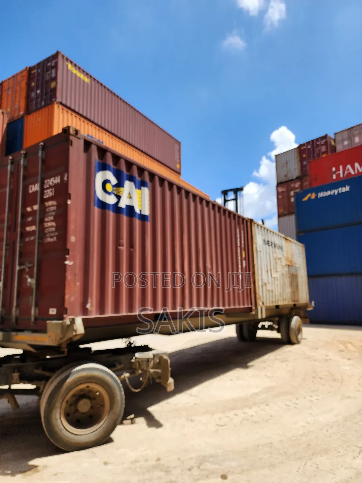 Heavy Metal! 20ft Empty Shipping Containers