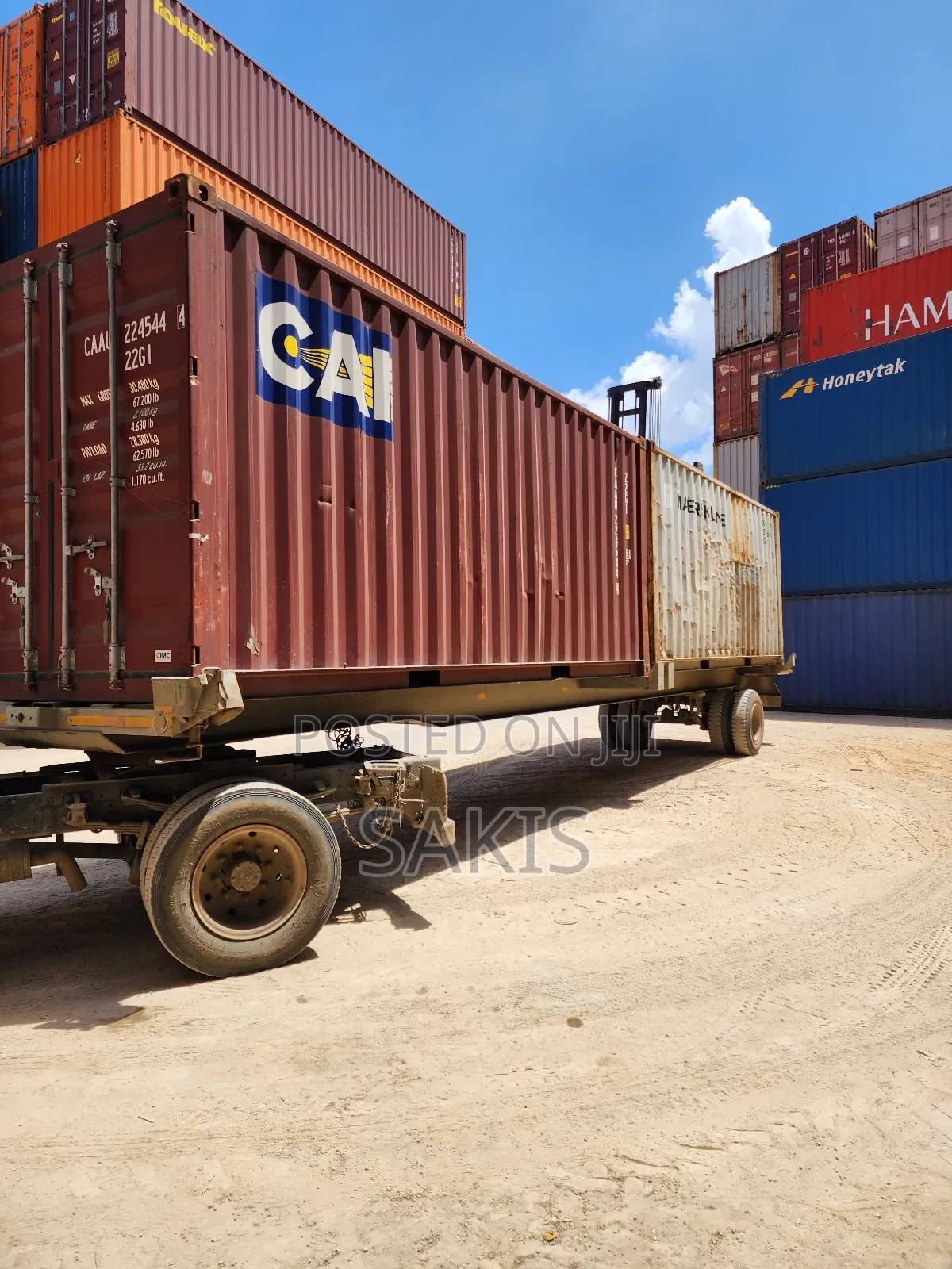 Heavy Metal! 20ft Empty Shipping Containers