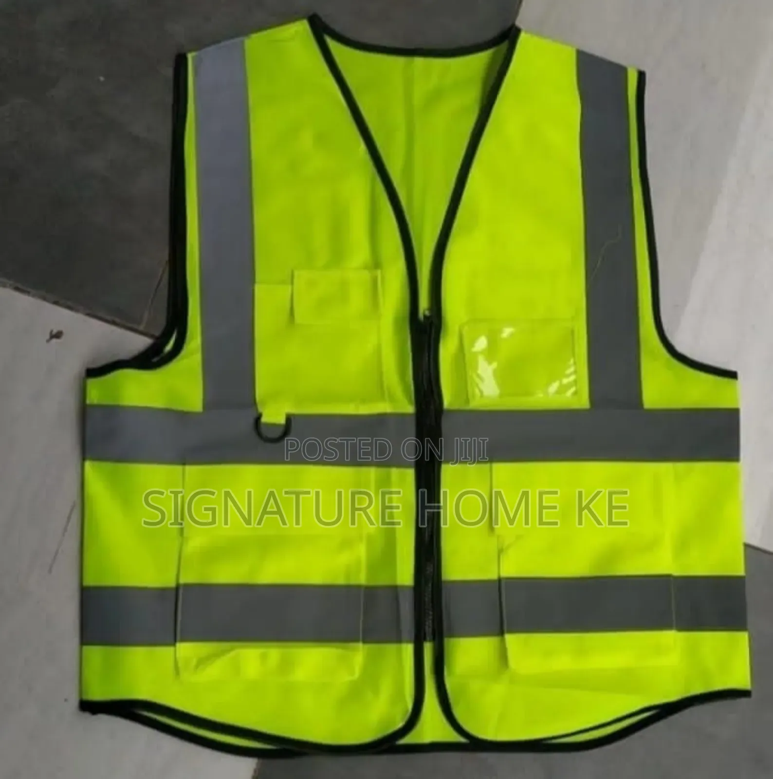 Reflector Jacket With A Zip