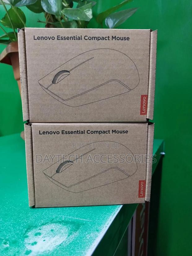Lenovo 4y50r20864 Essential Compact Wireless Mouse, Black - main view