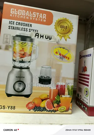 Ice Crusher Stainless Steel Blender