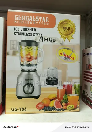 Ice Crusher Stainless Steel Blender