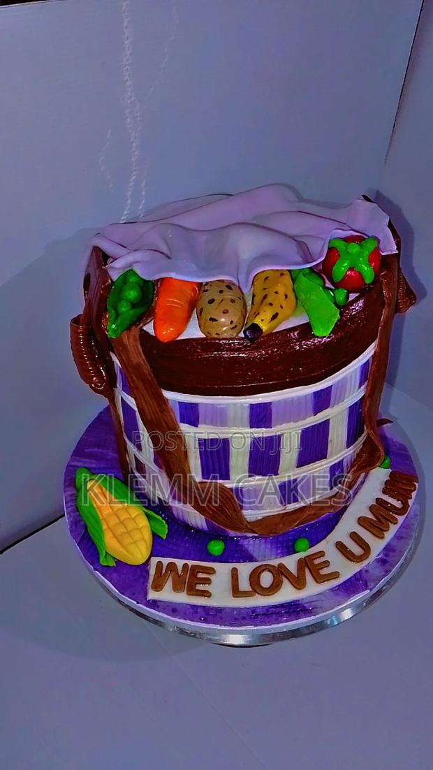 Kiondo Cake African Traditional Basket - main view