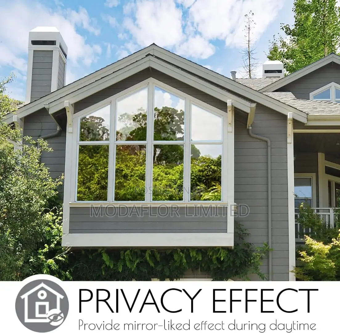 Mirror Finish Reflective Film for Enhanced Day Privacy