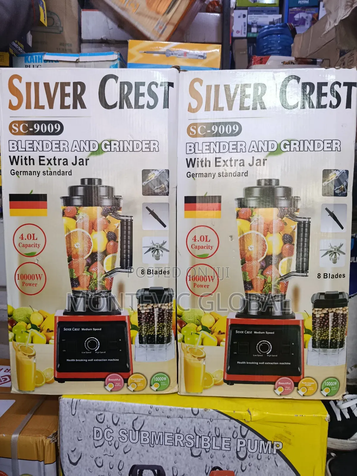Silvercrest Blender And Grinder With Extra Jar 4 Litres