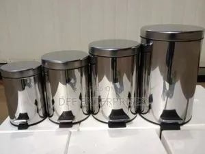 Stainless Steel Pedal Dustbin With Plastic Inner Bucket