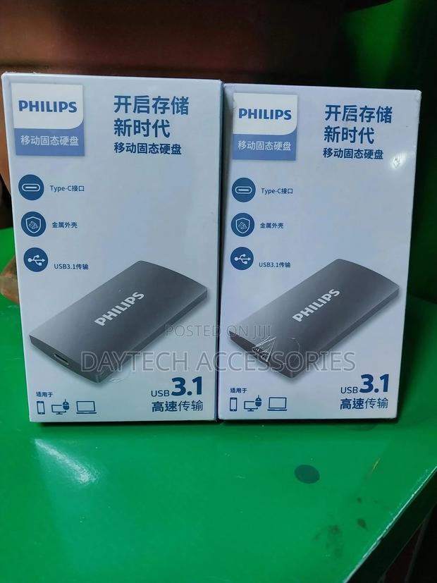 The Philips 512gb Mobile Solid State Disk (Ssd).