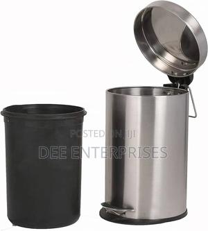 12l Stainless Steel Pedal Dustbin With Plastic Inner Bucket - thumbnail 2