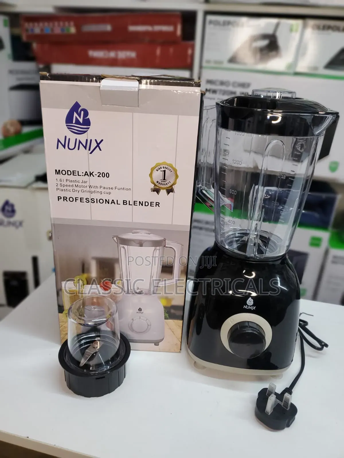 Ak200 2 in 1 Blender