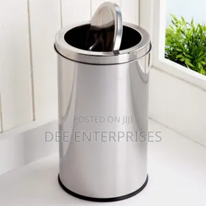 12l Stainless Steel Swing / Swivel Dustbin