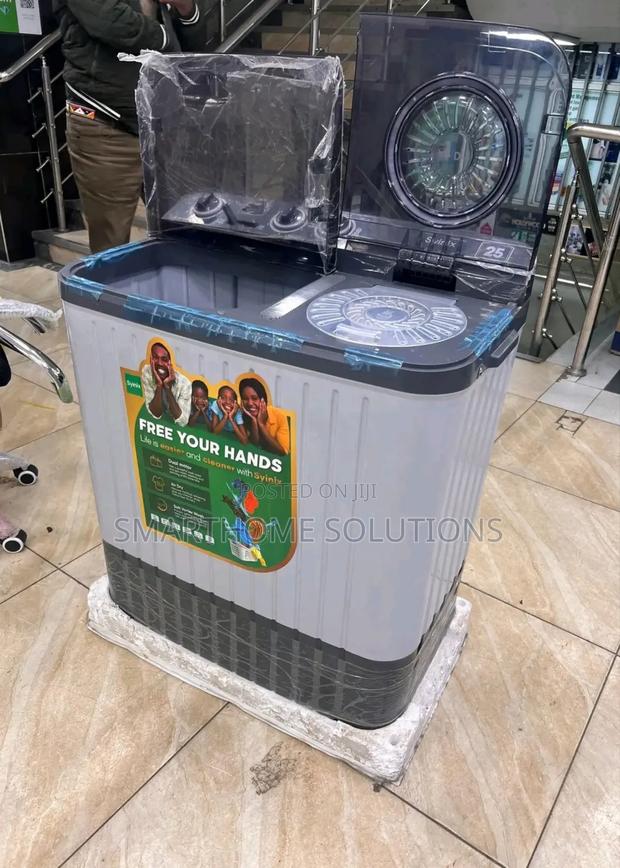 Syinix 10kgs Wash And Spin Washing Machine - main view