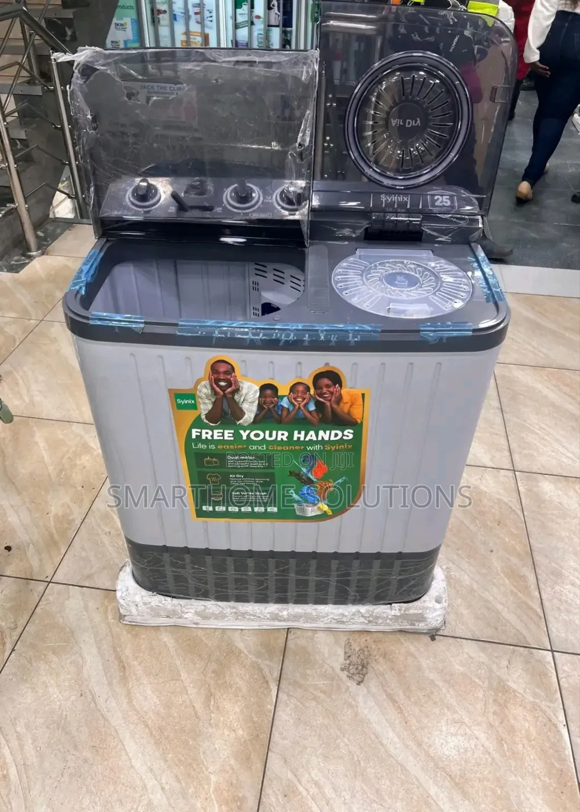10kg Wash And Spin Twin Tub Semi Automatic Washing Machine