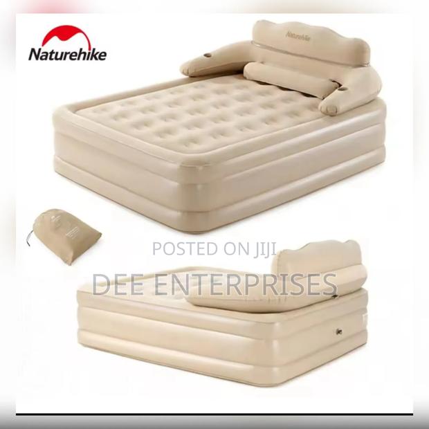 Inflatable Bed With Backrest - main view
