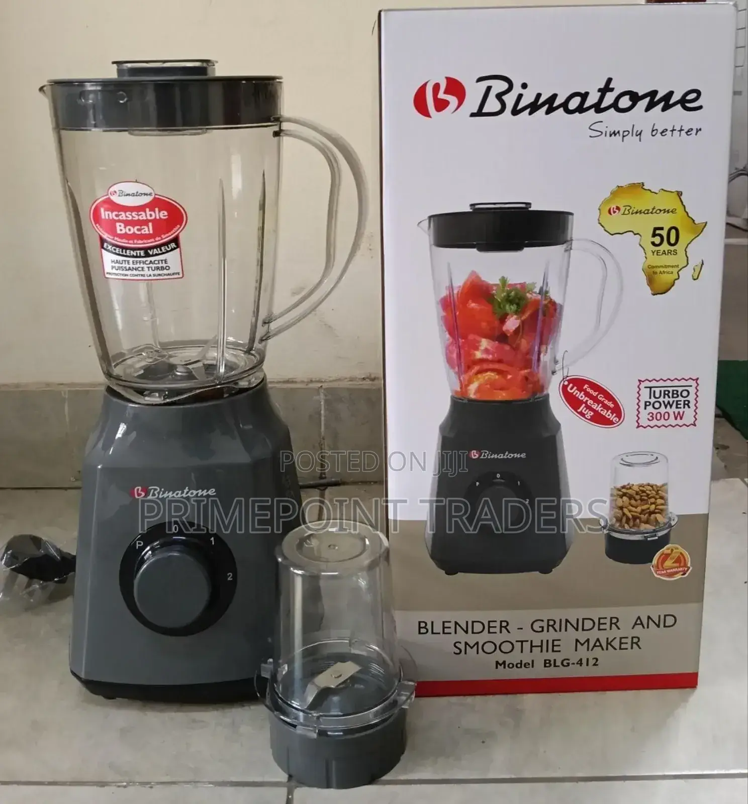 Binatone 2 in 1 Blender-Grinder