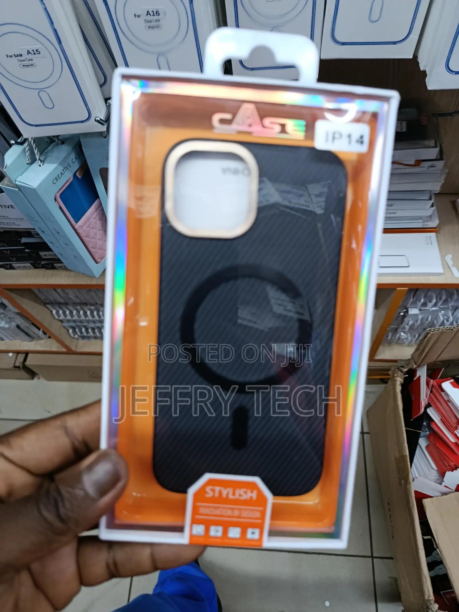Recazo Carbon Fiber Texture for iPhone 14 Magsafe Compatible