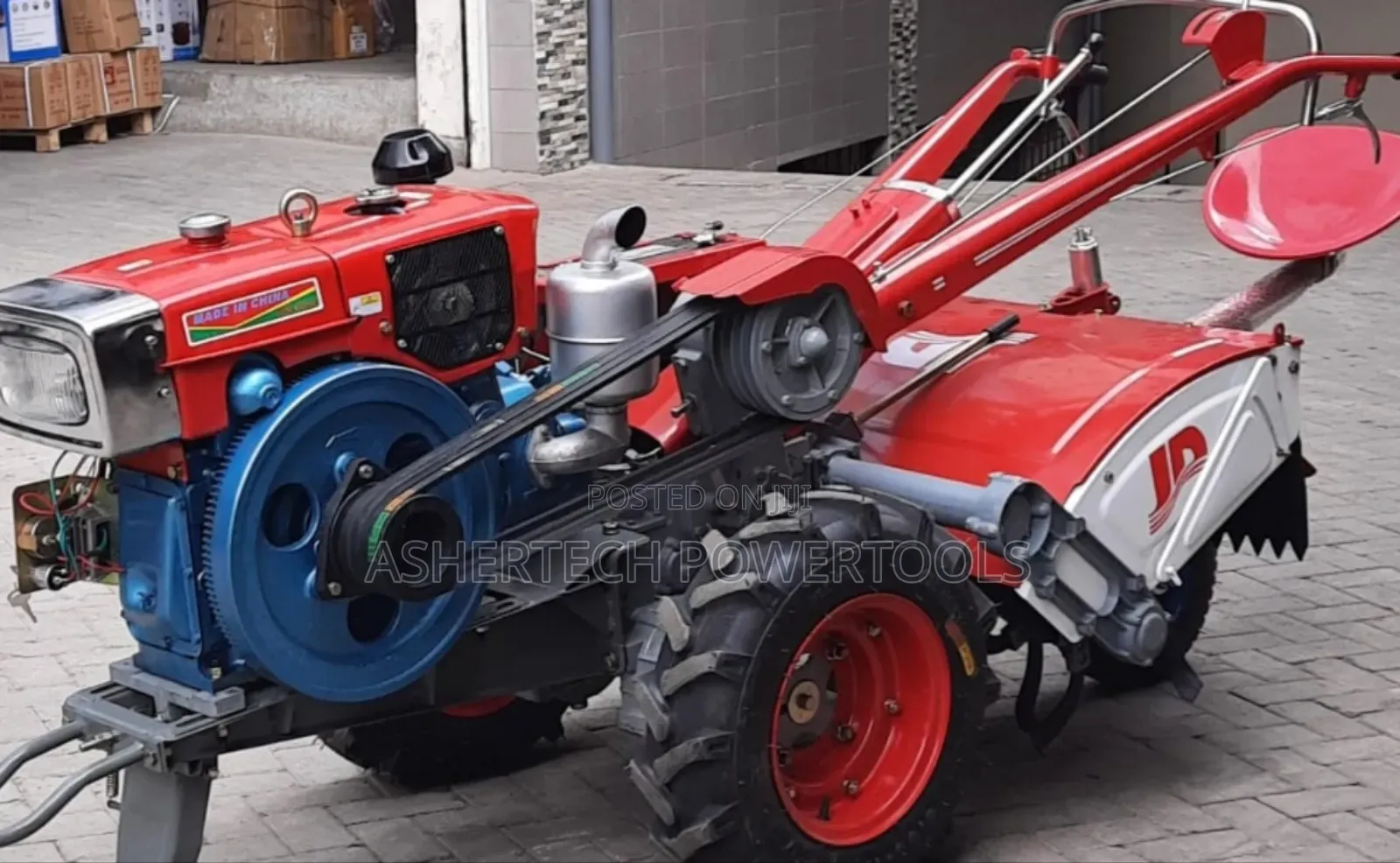 Walking Diesel Tractor Key Start 16hp