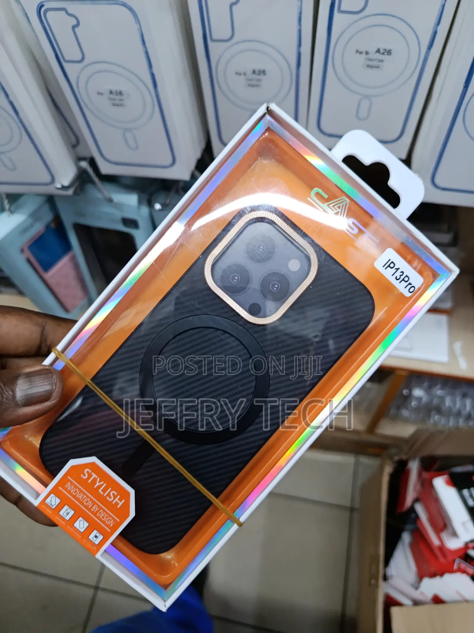 Zeera Magsafe Carbon Fiber Texture Magsafe Case for iPhone 13 Pro