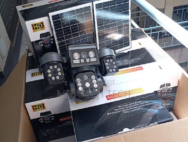 Solar Camera With 3 Lens 6mp Reslution - main view