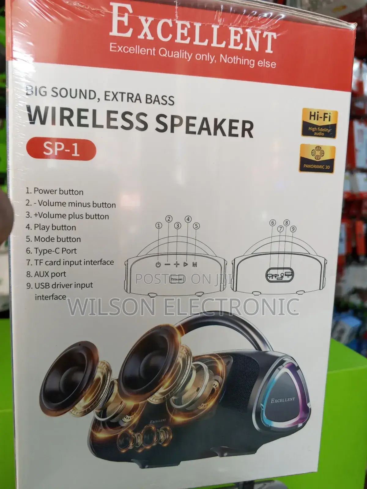 Excellent Bluetooth Boom Box. 50w