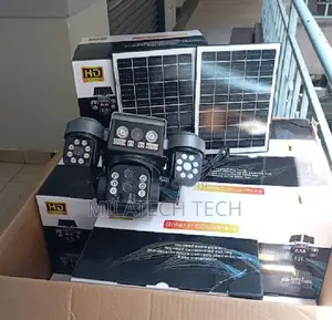 Solar Camera Tripple Lens 6mp With Alarm