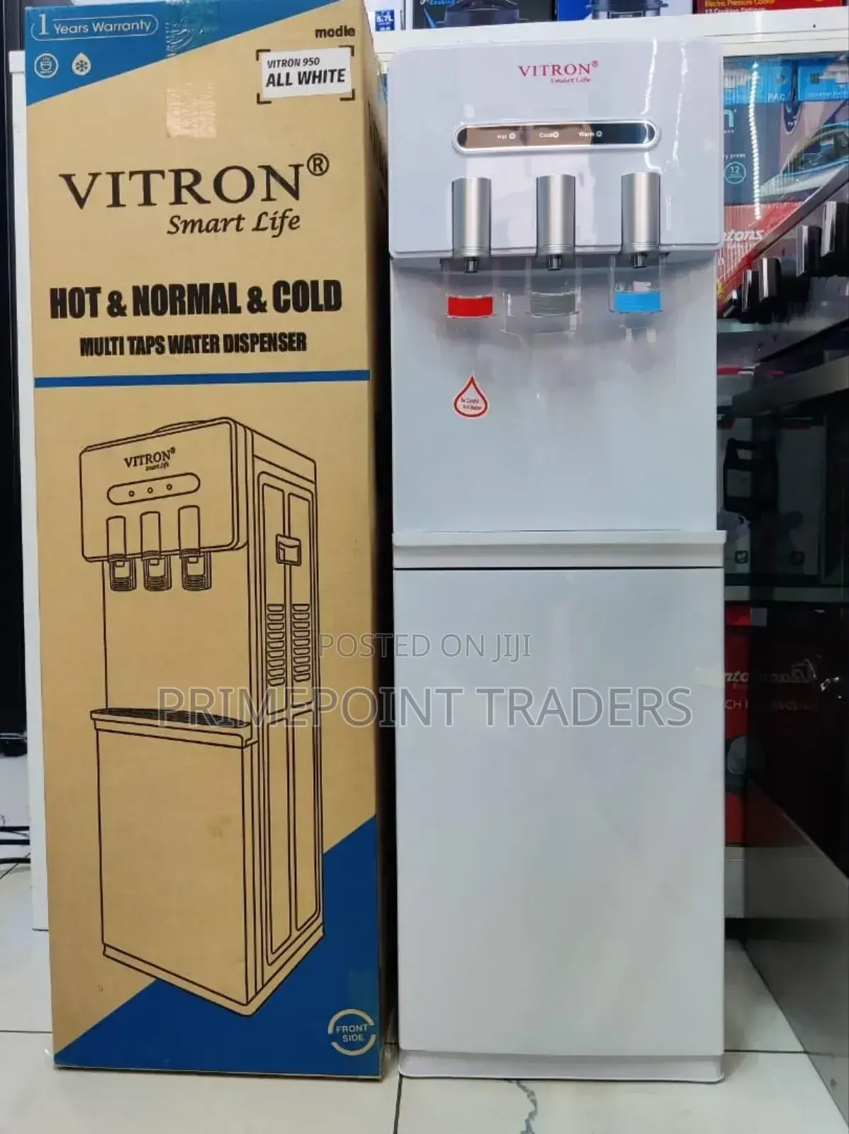 Vitron 3-Temperature Water Dispenser – Hot, Normal Cold