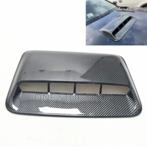 Car Tuning Hood Air Flow Carbon Bonnet Hood Scoop - main view