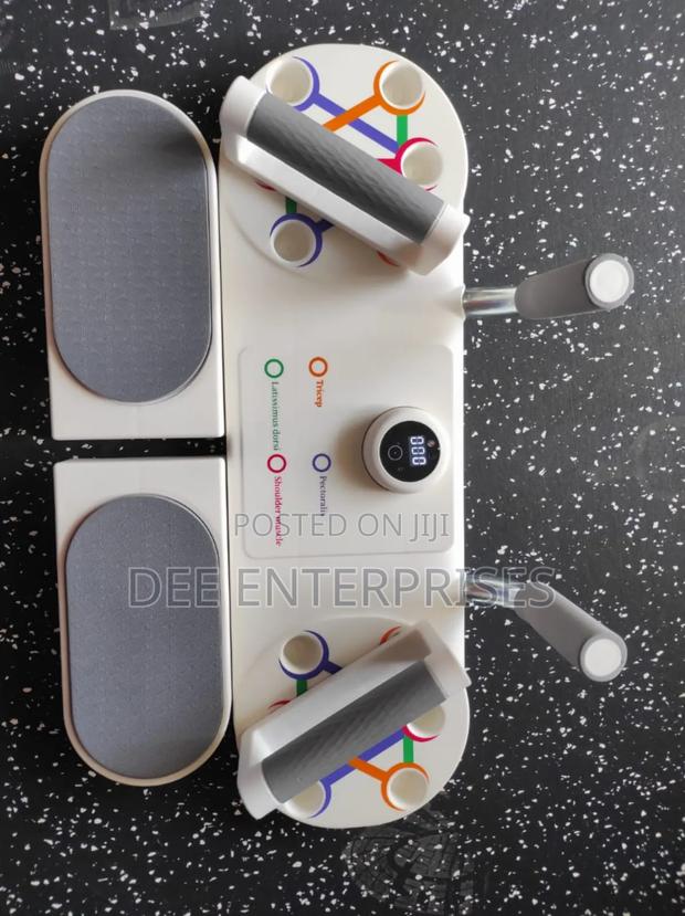 Smart Push Up Board With Resistance Bands and Atimer