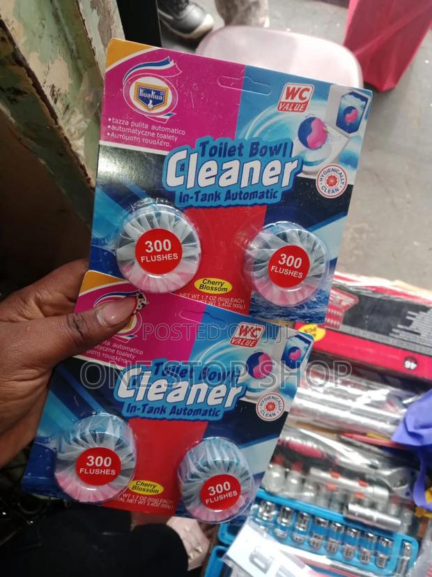 Automatic Toilet Bowl Cleaner Tablets 4pcs Tablet Pack With 300flushes - main view