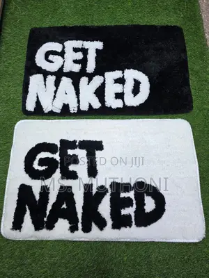 Get Naked" Absorbent Rugs / Bathroom /Bedroom /Shower Bath Mat
