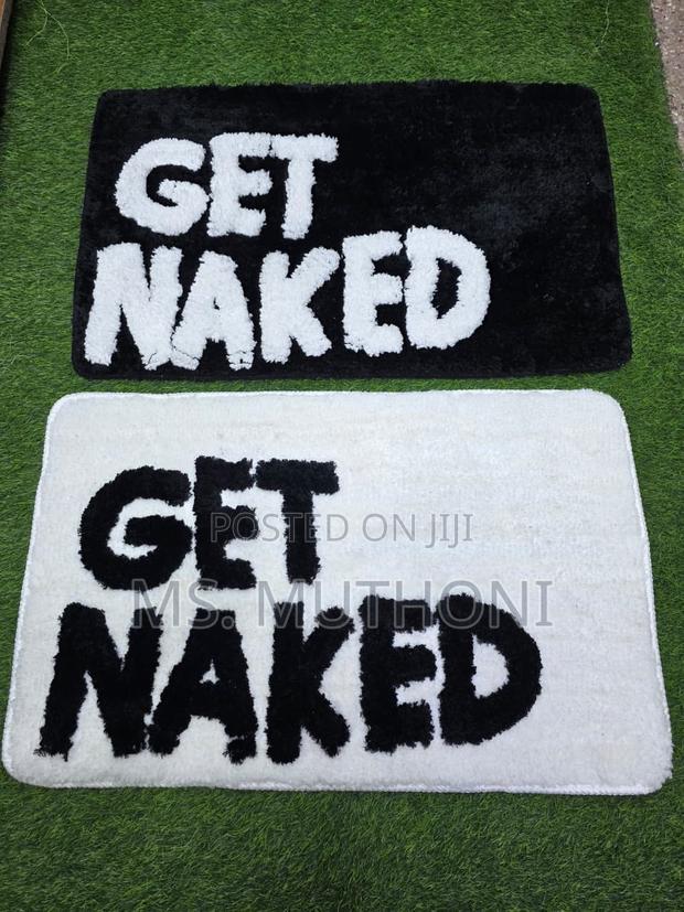 Get Naked" Absorbent Rugs / Bathroom /Bedroom /Shower Bath Mat